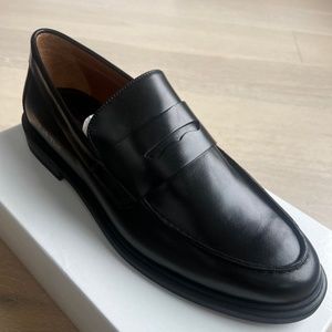 COMMON PROJECTS - black leather loafers - BRAND NEW - Size 45 / 12